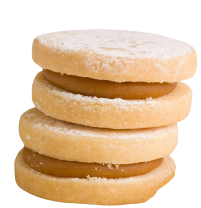 Bandeja de galletas alfajores