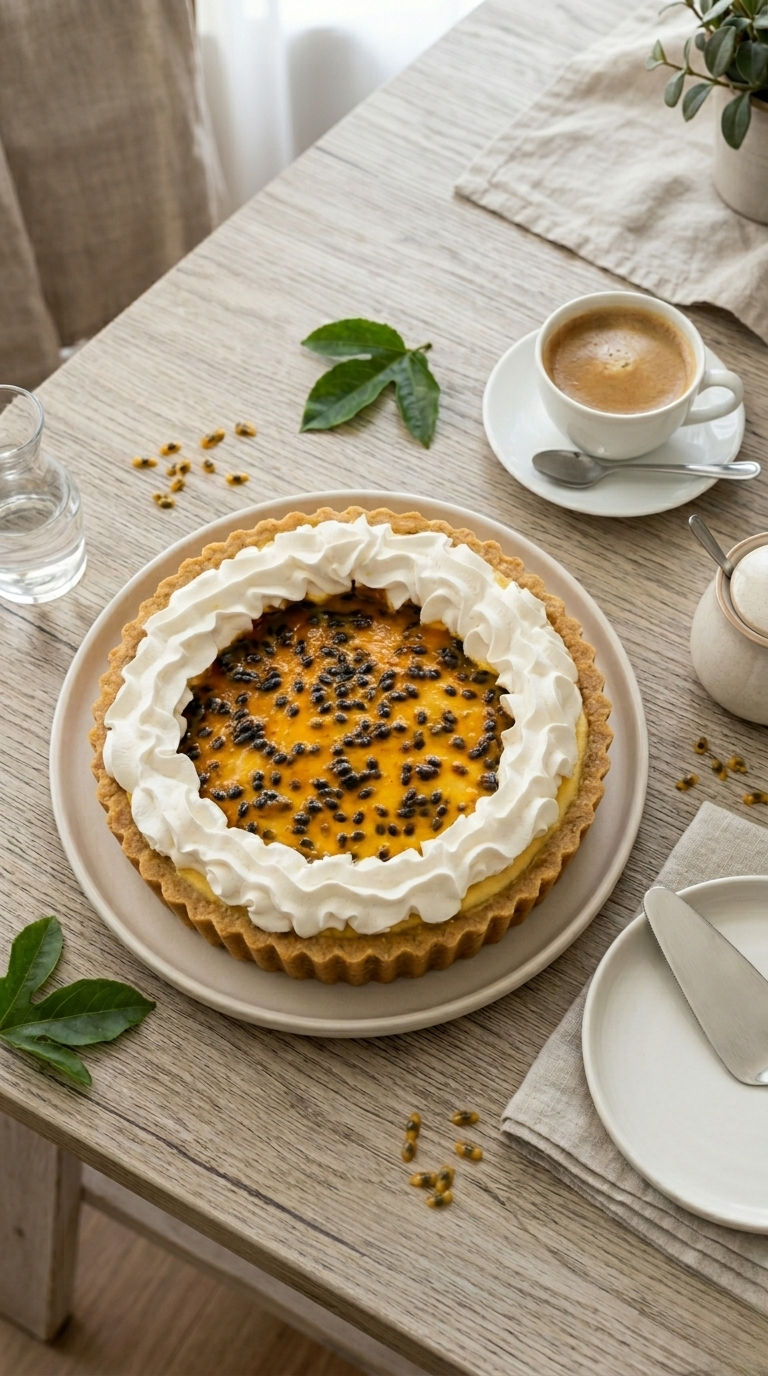 Tarta de maracuyá